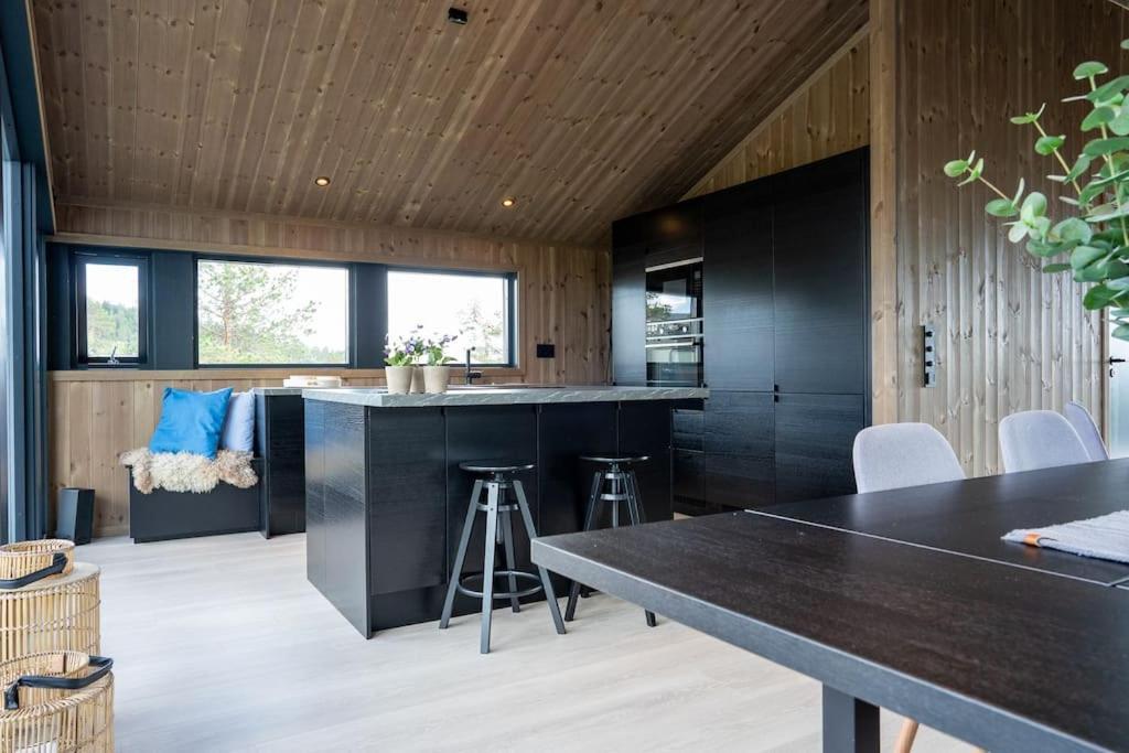 New, Modern, Cosy Hut Close To Norefjell Ski & Spa Noresund Zewnętrze zdjęcie